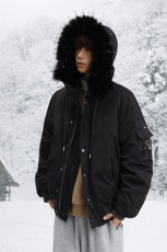 [现货座山雕羽绒服]连帽毛领加厚保暖百搭外套5D1200TP220368，男装羽绒服，电商A102
