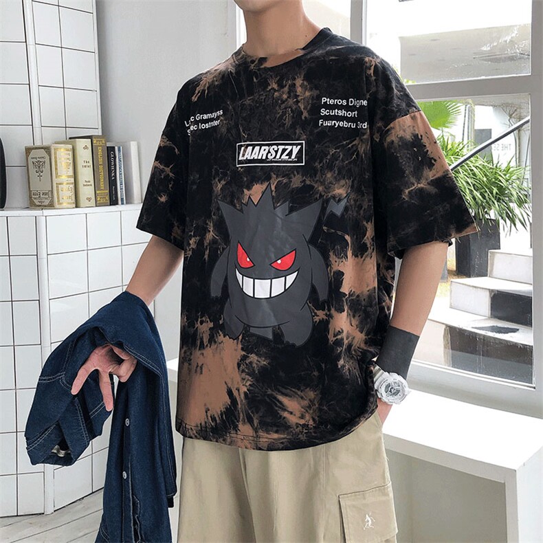 大码男式夏装圆领T恤2021新品宽松版套头百搭短袖A458A/718/P30,男装T恤,电商A458A