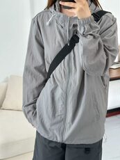 日系夏季防晒衣男女潮夹克休闲纯色连帽防晒外套F777P30特，男装防晒衣，电商D256-1(原A064-1)