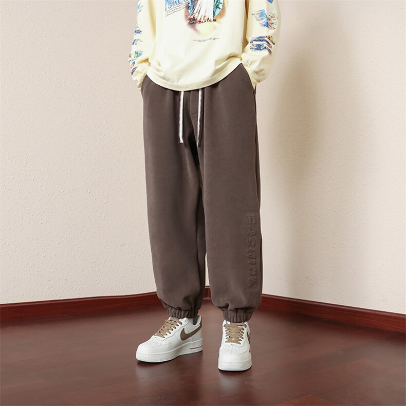 主推M-8XL秋季新款大码束脚潮流休闲卫裤109-K118-P50,男装休闲裤,星座109-1