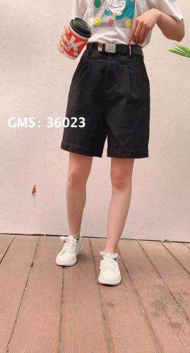 弹力彩色中裤，女装，歌玛索 GMS