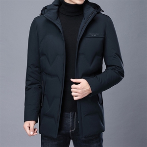 AN9379钱塘2020-3秋冬中年男士连帽羽绒服商务休闲男装外套P220图片