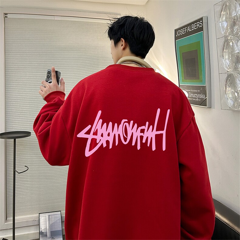 直播品质360克重磅美式卫衣H350特P28同步供应棉H350HM特P38,男装卫衣,电商A486