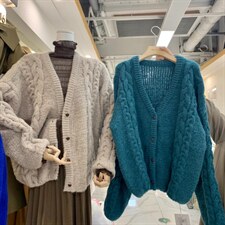 新款现货毛衣开衫，女装针织衫/毛衣，ANRUILA