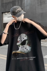 B239-1110-P25恶搞鸭嘴个性印花夏季重磅落肩袖短袖T恤男美式，男装T恤，星座514-2(原B239)