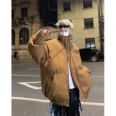 冬季港风宽松美式高街5色跑量款休闲保暖棉衣XZ811A-MF988-P90，男装棉衣，星座811A