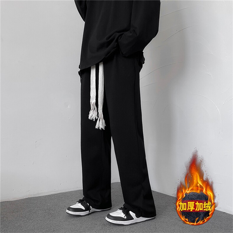 大码S-3XL  秋冬美式休闲裤男直筒宽松百搭卫裤长裤  K1751-P30图片