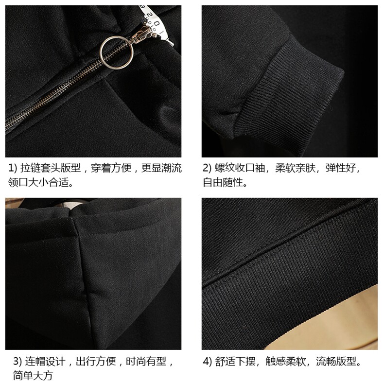 A115-P45拉链连帽卫衣男士大码宽松棒球服男外套男砖墙挂拍,男装卫衣,电商A040A