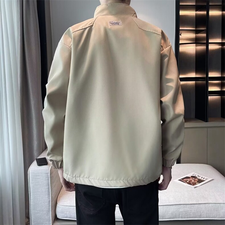 春秋季新款立领夹克外套男士宽松潮流休闲百搭工装上衣,男装夹克,星座410-7