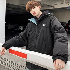 【】A003-HY8002-P130秋冬新款连帽加厚棉衣外套港仔，男装棉衣，电商A003