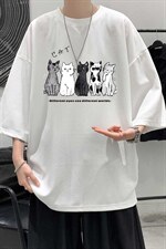 Q11100-P30春夏季七分袖t恤男大码五分袖男短袖中袖大皂风，男装T恤，电商A040