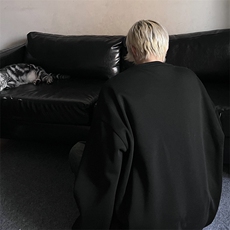 405A美式高街小众个性金属设计拉链圆领卫衣WY802-P68控88，男装卫衣，星座405A