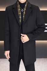 毛呢外套标鹅绒鹅绒内胆中长款羊毛外套男加厚羽绒服N7931-P230，男装羽绒服，星座310B-3