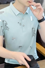 72806-P35衫短袖t恤男宽松大码商务休闲体恤，男装T恤，电商D310B