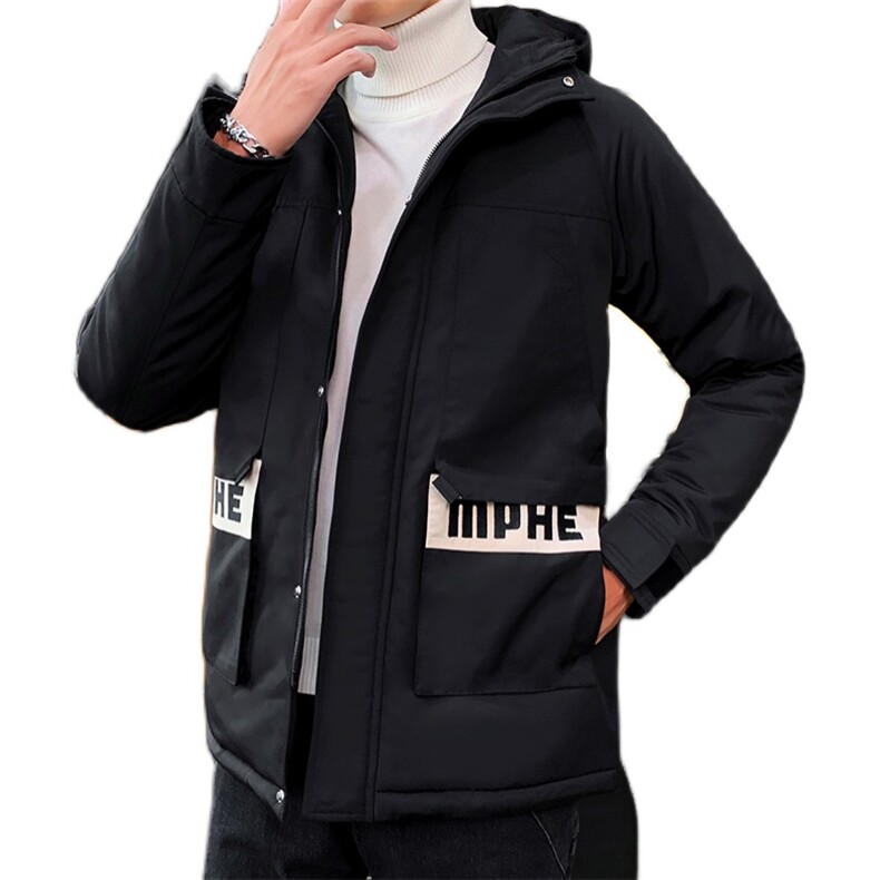 男士休闲连帽加厚保暖棉衣外套棉服棉袄冬季防寒开衫男装M992,男装棉衣,电商B226-2（原B217-2）