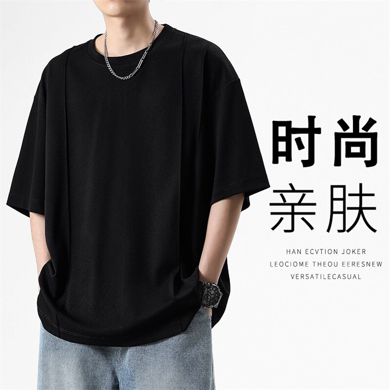 时尚亲肤美式t恤夏季潮牌冰丝运动短袖TT350-特批-3359图片