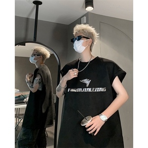 麂皮绒 背心/马甲/坎肩 2025夏季男装无袖T恤XZ514-2-2024117-P28图片