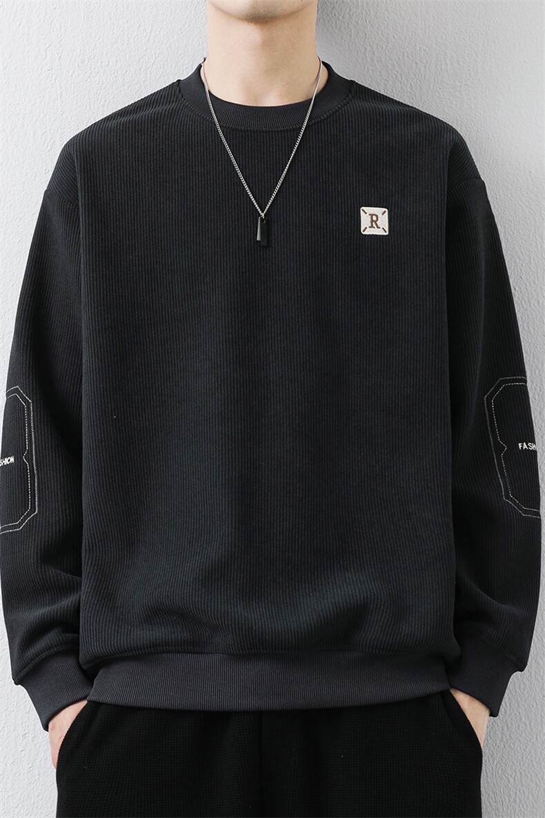 卫衣秋冬季2025新款潮牌加绒重磅休闲加厚冬款上衣男士衣服,男装针织衫/毛衣,星座914