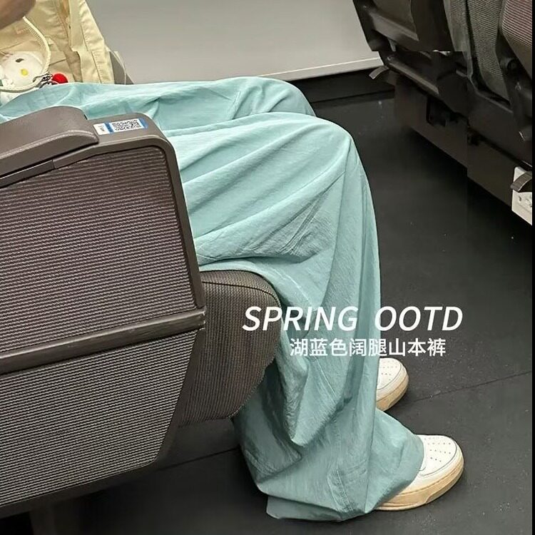 2025夏季日系休闲百搭防晒裤女新款高腰褶皱垂感阔腿裤小个子，男装防晒衣，星座1210-1