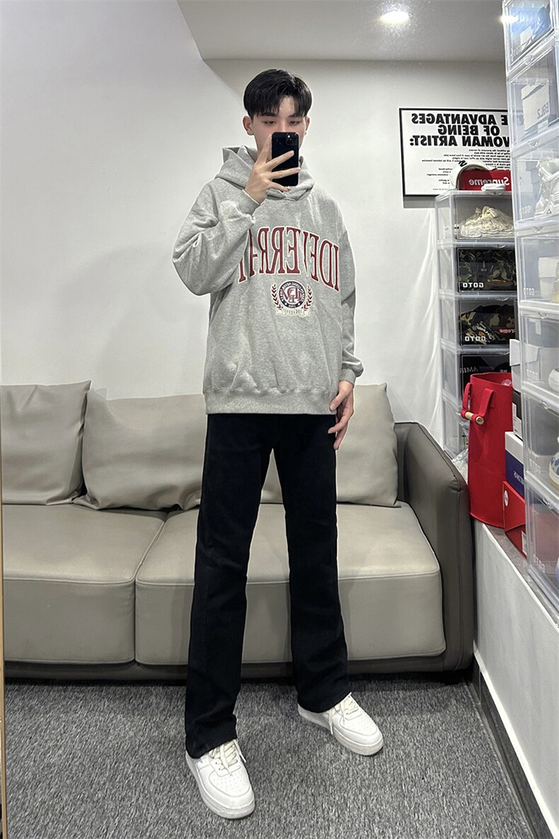 B221美式ins高街暗黑小众修身弹力休闲牛仔裤LK23010-P60控78,男装牛仔裤,电商B221