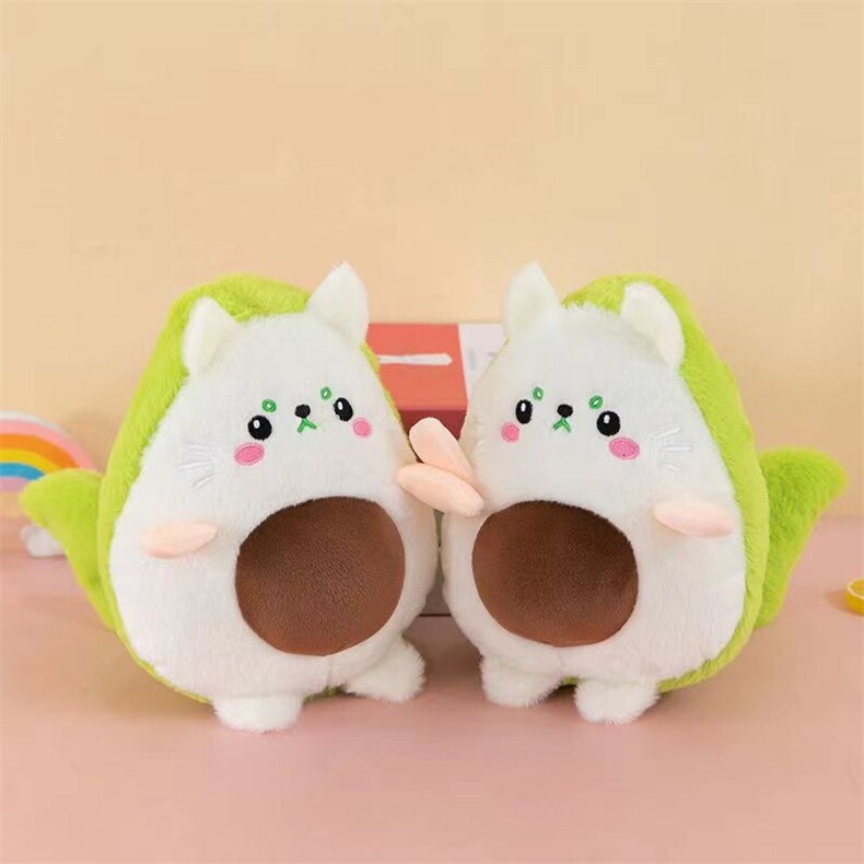 牛油果猫，优优毛绒玩具