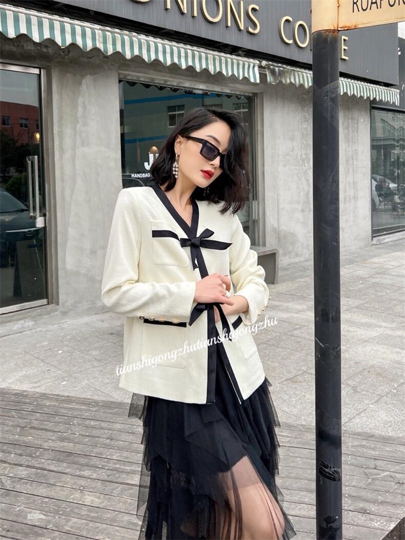 蝴蝶结欧韩风小香外套排单中，其它，天使公主