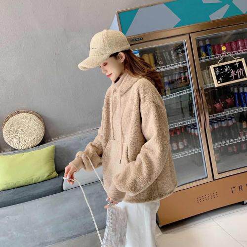 加绒加厚卫衣，女装卫衣/绒衫，优奇库