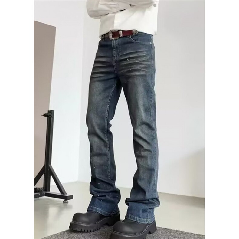 春秋季高品质男士牛仔裤直筒修身复古简约百搭时尚男裤子N9189,男装牛仔裤,星座1116A（原606A-3）