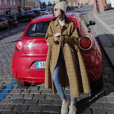 现货271-932-P165中长款毛呢外套控238，女装毛呢外套，浙宝271