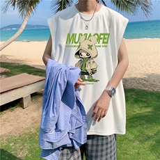 量大图低自动【有货】纯棉背心HD019-1-BX2584-P20，男装背心/马甲，电商019-1