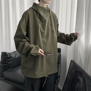 主推新款港风秋款男夹克衫连帽潮cec工装宽松休闲中性外套853图片