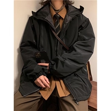 机能冲锋衣棉服男秋冬季美式潮牌夹克加厚外套Y6568-P60夹棉p80，男装棉衣，星座1008