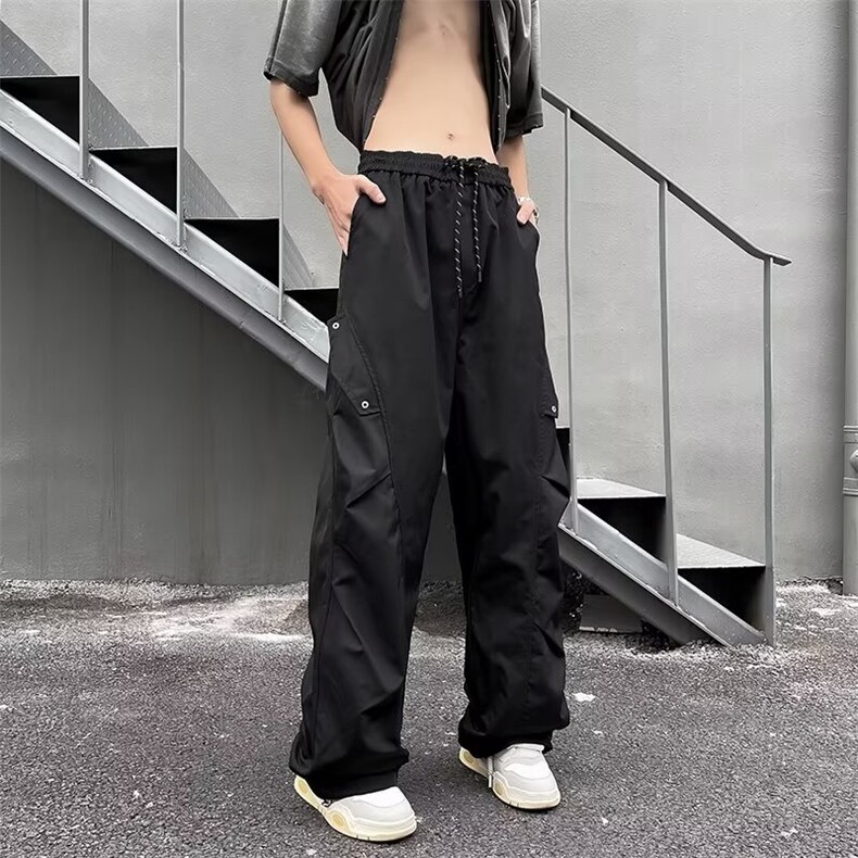 休闲裤男士韩版潮流高街帅气百搭夏季2024新款ins长裤K5325-P38,男装休闲裤,星座412-2