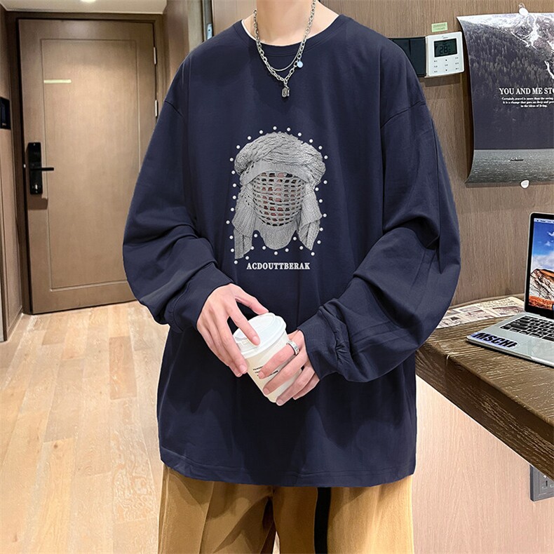 抖音得物供货 量大从优 可提供视频 美式长袖T恤CT765特P25图片