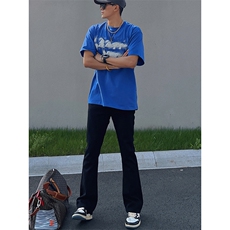 秋季美式ins高街hiphop大众休闲长裤货号K736P55，男装休闲裤，电商A063