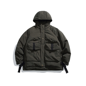 2025冬季新款男日系潮牌连帽白鸭绒羽绒服加厚外套棉衣YR68-F295图片