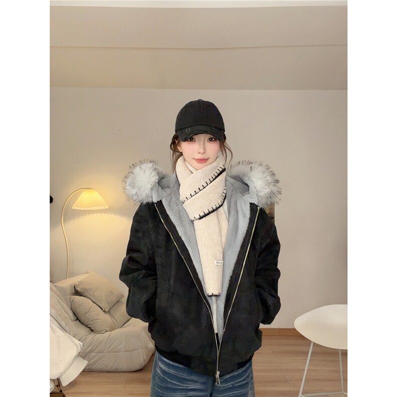 【重磅1800g】大理石座山雕外套大毛领座山雕棉服514-919-P95,男装棉衣,星座514
