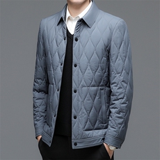 DZ22081钱塘2020-3冬季厚款商务休闲翻领中年男士夹克外套P160，男装夹克，钱塘207-3