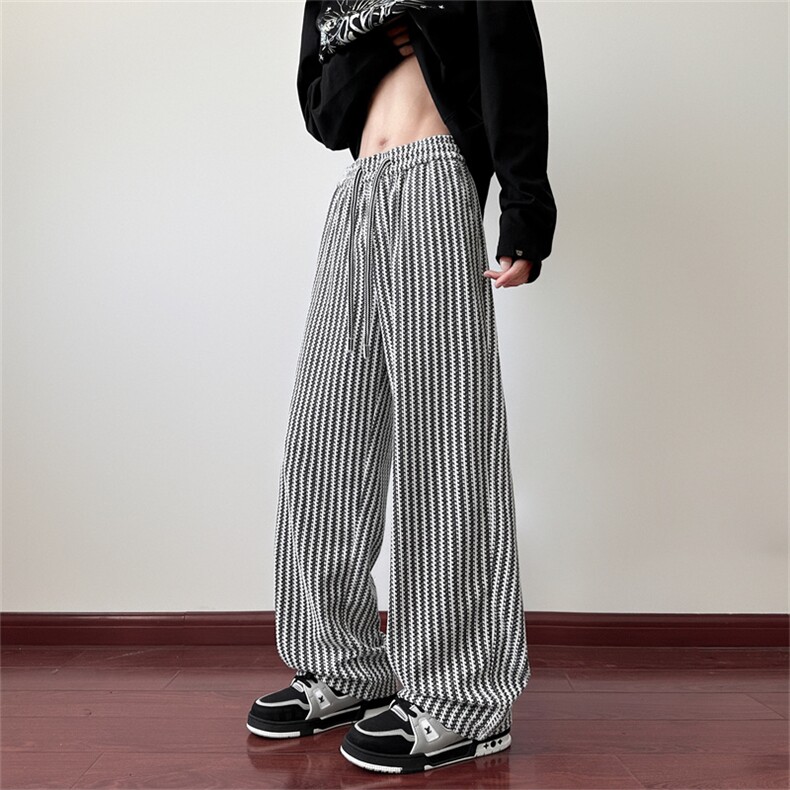 雪尼尔宽松阔腿直筒长裤CK62  M-3XL  特P35  控68图片