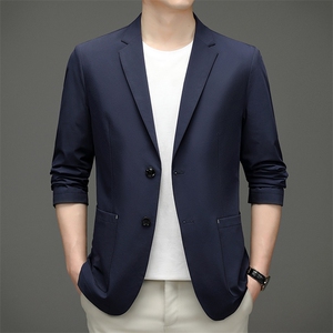 BHG11钱塘2020-2中青年男士春秋新款百搭时尚休闲西服货稳P122图片