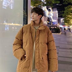 羽绒棉服男冬季休闲冬装潮牌加厚保暖灯芯绒外套男M0776-P105，男装棉衣，星座308B-1