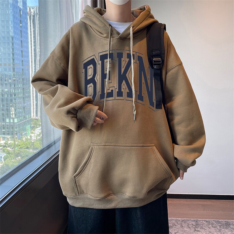 秋季新品重磅华棉男士宽松时尚连帽卫衣XZ310B-W340-P50加绒P60，男装卫衣，星座313B-2