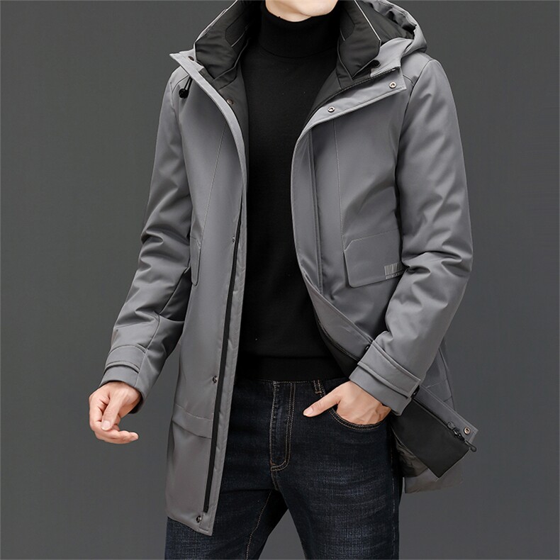 BZ80869钱塘2020-2新款中年男士连帽保暖羽绒服外套量大价优P308,男装羽绒服,钱塘207-2
