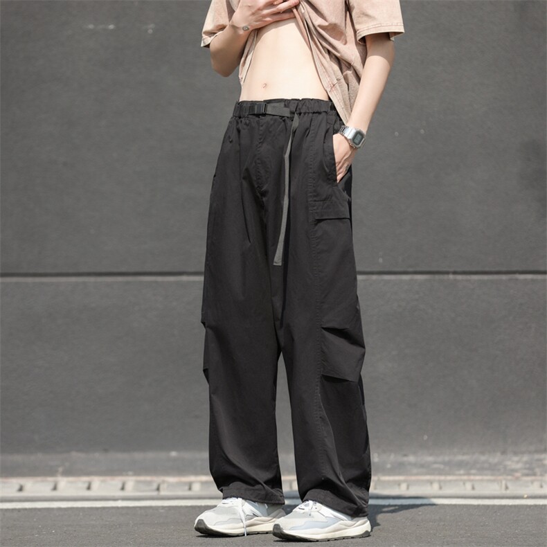 休闲束脚裤男韩版潮流高街帅气工装2024春季新款ins长裤K5063-P43,男装休闲裤,星座412-2