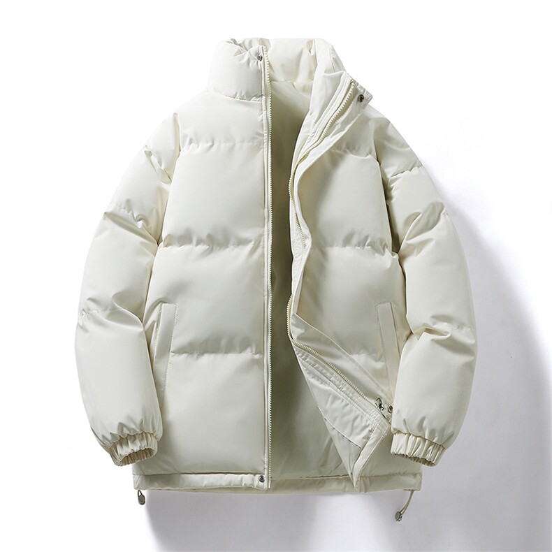A178-8899-特P45 150D消光防水冬季保暖面包服防寒男装立领外套图片