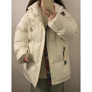 冬季新款美式宽松大码加厚棉衣外套XZ102B-1-M2612P125图片