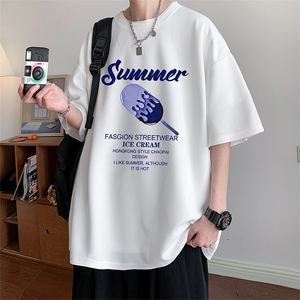 ！2024夏季新款男士华夫格短袖T恤半袖情侣体恤TXH312P25图片