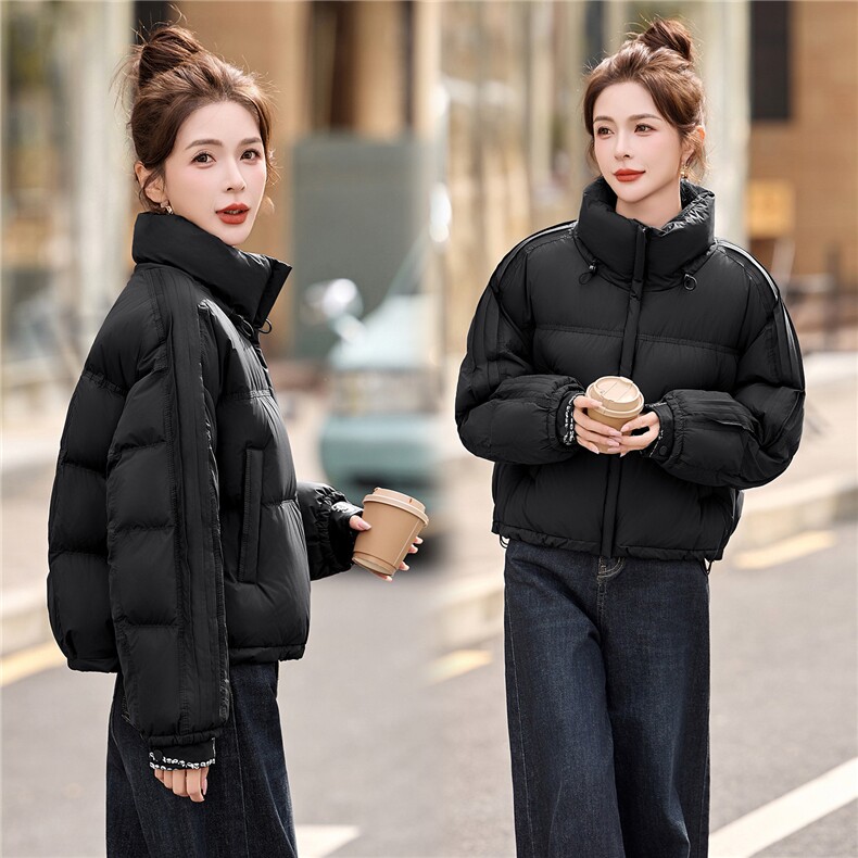 立领短款羽绒服女外套2025冬季新款小个子超好看加厚保暖外套女,女装羽绒服,沁沁公主