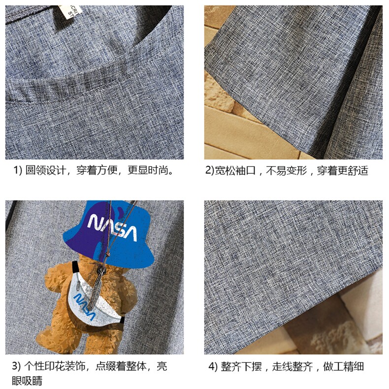 风复古亚麻短袖男棉麻t恤男半袖砖墙挂拍ZT71288-P35,男装T恤,电商A040A