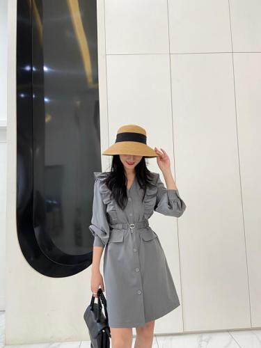 现货，秋装连衣裙，女装连衣裙，精典蓝月